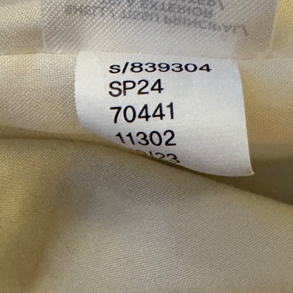 Ann Taylor Floral Green and White Midi Pencil Skirt - Picture 10 of 10